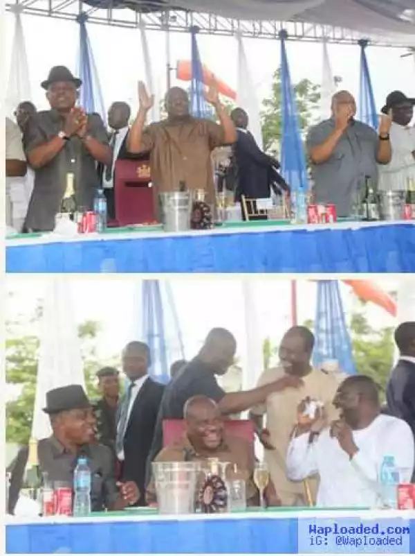Lol!! See How Wike, Uche Secondus and Others Celebrated After the Rivers Rerun Election [Photos]
